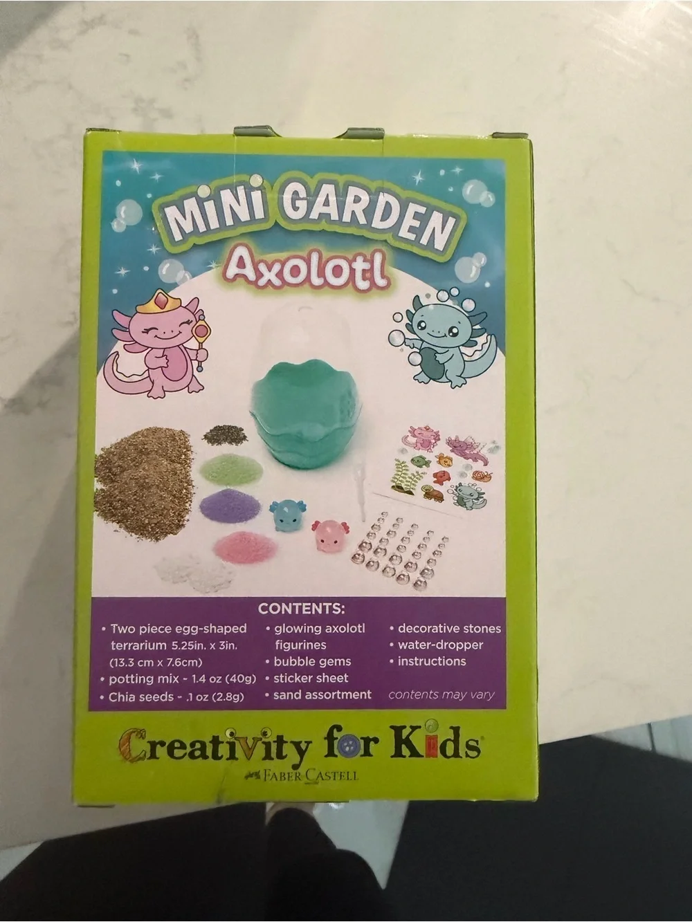 Axolotl mini garden